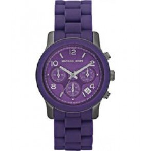 Watch strap Michael Kors MK5511 Silicone Purple 20mm