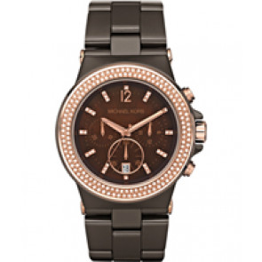 Watch strap Michael Kors MK5518 Ceramics Brown 26mm