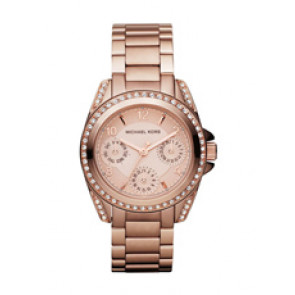 Watch strap Michael Kors MK5613 Steel Rosé 16mm