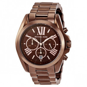 Watch strap Michael Kors MK5628 Steel Brown