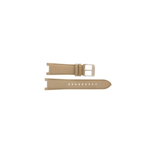 Watch strap Michael Kors MK5633 Leather Beige 12mm