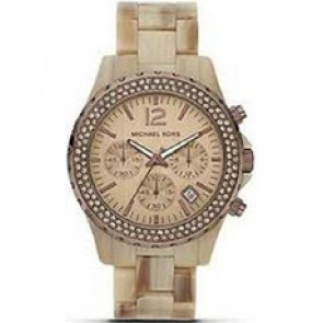 Watch strap Michael Kors MK5648 Plastic Beige 20mm