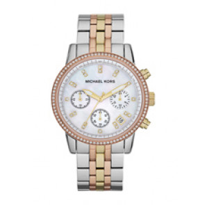 Watch strap Michael Kors MK5650 Steel Multicolor 18mm