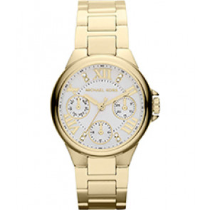 Watch strap Michael Kors MK5759 Steel Gold Toned 18mm