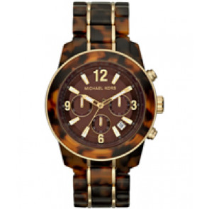 Watch strap Michael Kors MK5805 Steel Brown 22mm