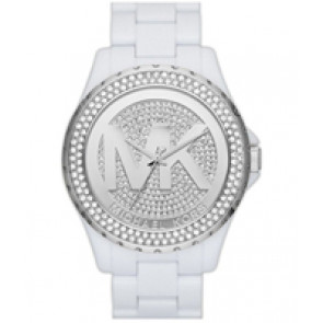 Watch strap Michael Kors MK5816 Plastic White 20mm