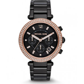 Watch strap Michael Kors MK5885 Steel Black 20mm