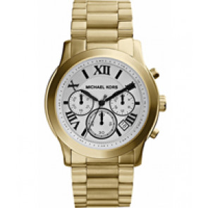 Watch strap Michael Kors MK5916 Steel Gold Toned 22mm