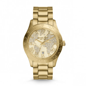 Watch strap Michael Kors MK5959 Stainless steel Gold Toned