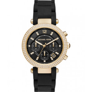 Watch strap Michael Kors MK6404 Silicone Black 20mm