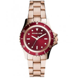 Watch strap Michael Kors MK6116 Steel Rosé 14mm