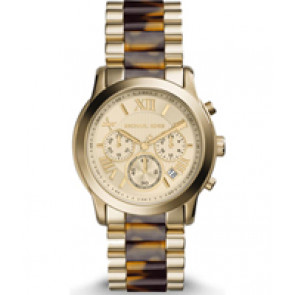 Watch strap Michael Kors MK6154 Steel Bi-color 22mm