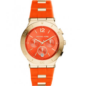 Watch strap Michael Kors MK6172 Plastic Orange 22mm