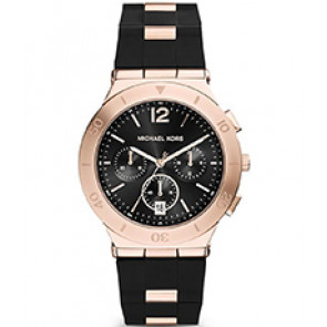 Watch strap Michael Kors MK6173 Silicone Bi-color 22mm