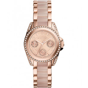 Watch strap Michael Kors MK6175 Steel Rosé 16mm
