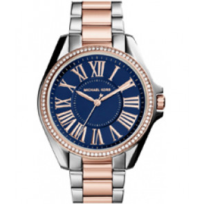 Watch strap Michael Kors MK6185 Steel Bi-color 18mm