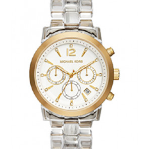 Watch strap Michael Kors MK6200 Plastic Transparent 22mm