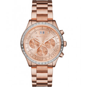 Watch strap Michael Kors MK6204 Steel Rosé 20mm