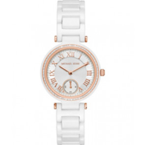 Watch strap Michael Kors MK6240 Ceramics White 16mm