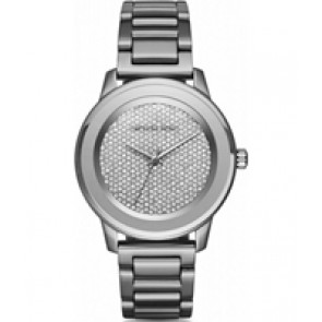 Watch strap Michael Kors MK6244 Stainless steel Anthracite grey 20mm