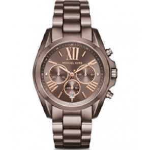 Watch strap Michael Kors MK6247 Stainless steel Brown 20mm