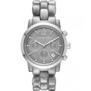 Watch strap Michael Kors MK6310 Plastic Grey 22mm