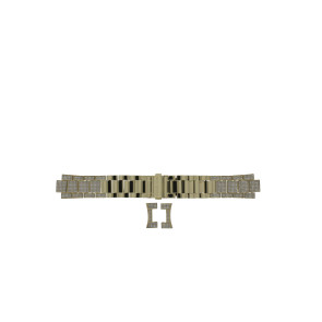 Watch strap Michael Kors MK6355 Steel Gold toned 20mm