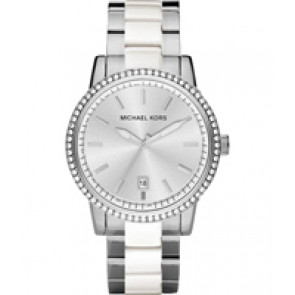 Watch strap Michael Kors MK6371 Steel White 18mm