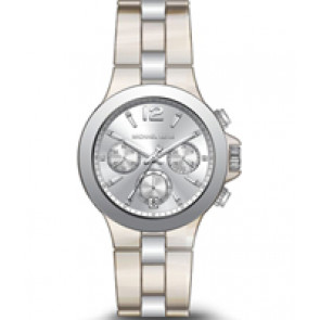 Watch strap Michael Kors MK6385 Plastic Bi-color 20mm