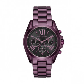 Watch strap Michael Kors MK6398 Steel Purple 20mm