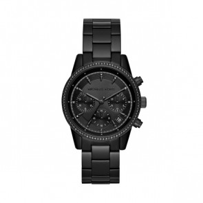 Watch strap Michael Kors MK6438 Steel Black 18mm