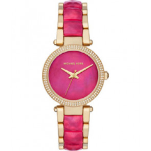 Watch strap Michael Kors MK6490 Steel Bi-color 16mm