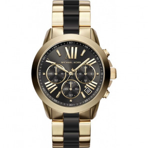 Watch strap Michael Kors MK6501 Steel Gold Toned 20mm