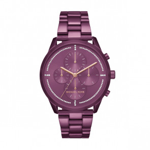 Watch strap Michael Kors MK6523 Steel Purple 20mm