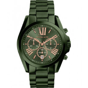 Watch strap Michael Kors MK6528 Steel Green 22mm