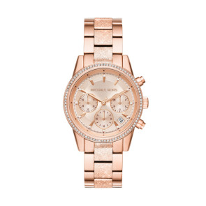 Watch strap Michael Kors MK6598 Steel Rosé 18mm