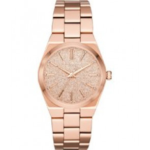 Watch strap Michael Kors MK6624 Steel Rosé 22mm
