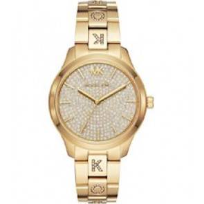 Watch strap Michael Kors MK6638 Stainless steel Gold Toned 18mm
