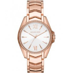 Watch strap Michael Kors MK6694 Steel Rosé 18mm