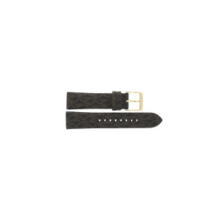 Watch strap Michael Kors MK6966 Plastic Brown 20mm