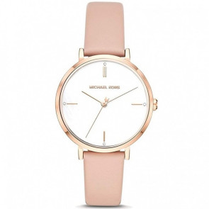 Watch strap Michael Kors MK7106 Leather Pink 16mm