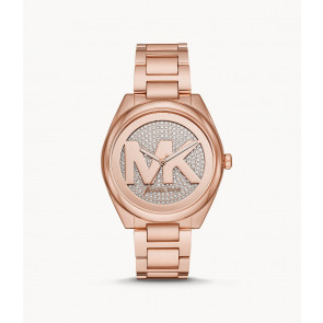 Watch strap Michael Kors MK7312 Stainless steel Rosé 18mm