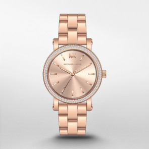 Watch strap Michael Kors COREY / MK7346 Steel Rosé 18mm
