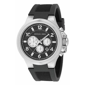Watch strap Michael Kors MK8081 Rubber Black