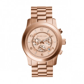 Watch strap Michael Kors MK8096 Steel Rosé 24mm