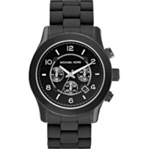 Watch strap Michael Kors MK8119 Silicone Black 24mm