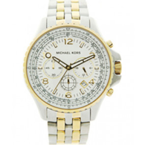 Watch strap Michael Kors MK8135 Steel Bi-color 24mm