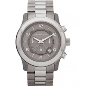 Watch strap Michael Kors MK8248 Titanium Anthracite grey 24mm