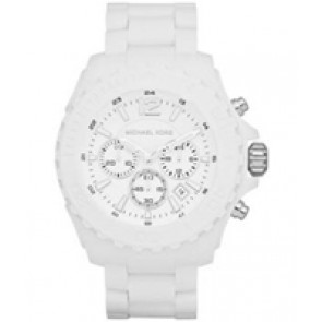 Watch strap Michael Kors MK8259 Steel White 24mm