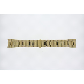 Watch strap Michael Kors MK8267 Steel Gold toned 24mm